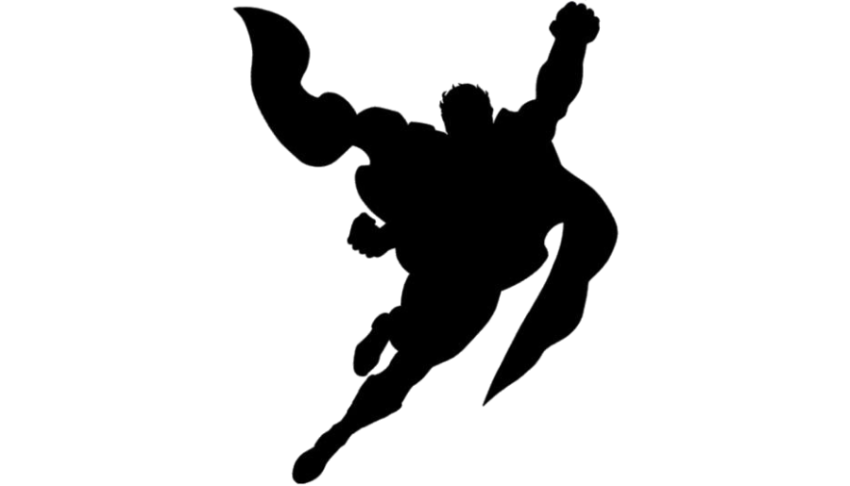 Vector mini Superman PNG Icon