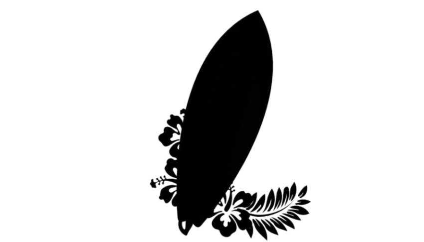 Mini Surfing Surf board PNG Art Image