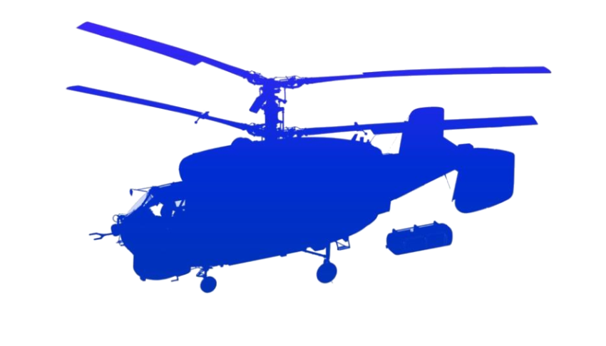 Blue Helicopters PNG drawing Free download