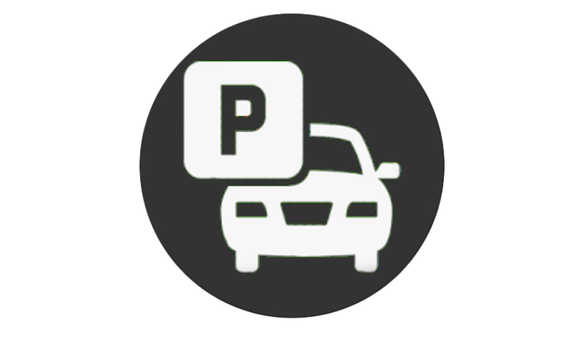 Black Logo On Parking PNG Image Free Download