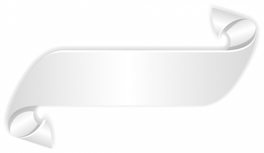 Curled banner tag vector graphic design