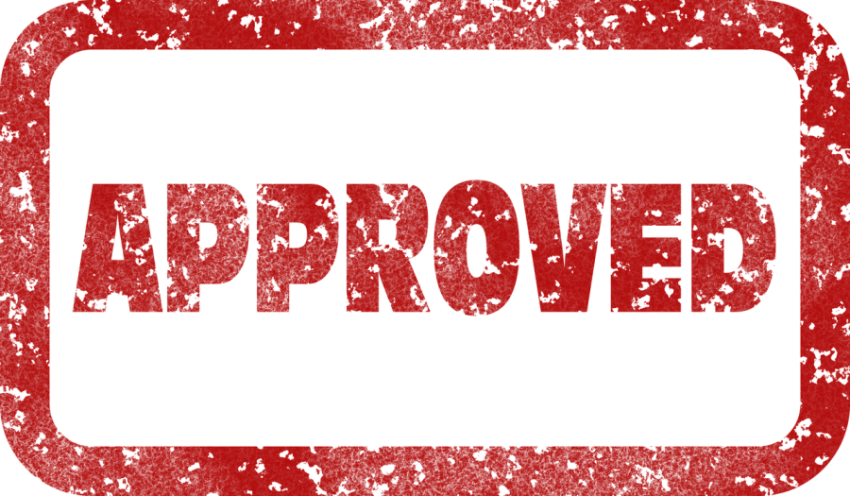 Isolated Free Red Approved PNG Image Free Download