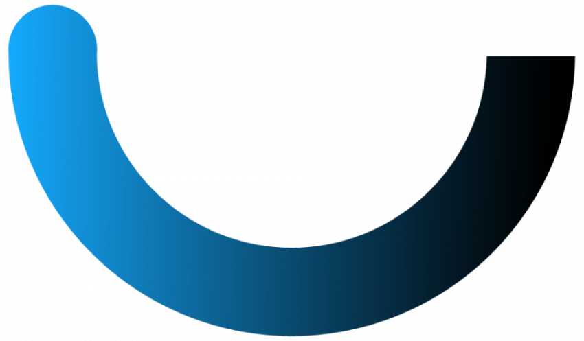 Half loading circle blue colours icon vector