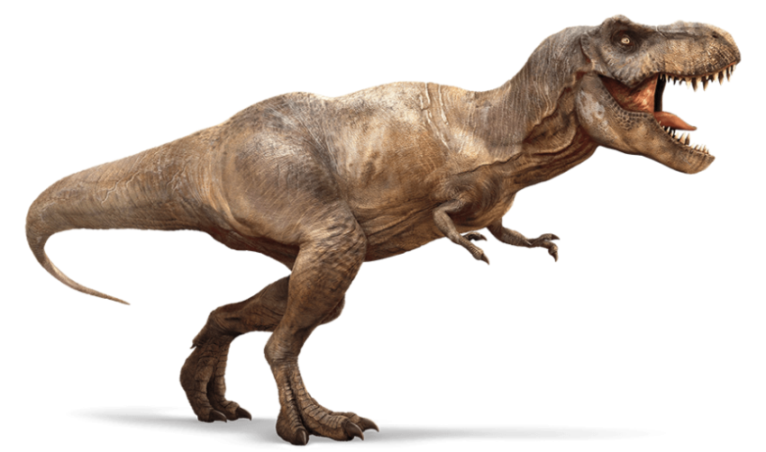 Dinosaur in dangerous mod 2 tone colour png free download