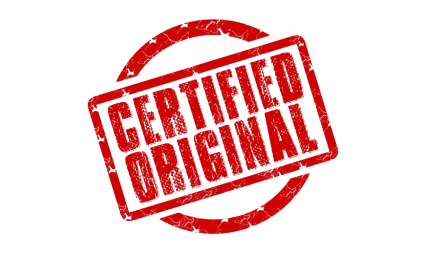 Certified Original Approved PNG Picture Free Download