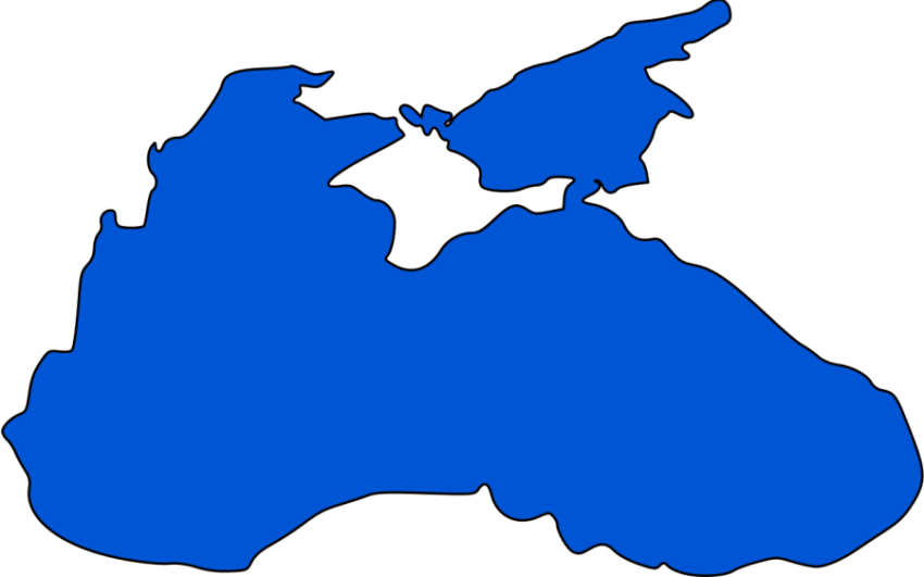 Vector Blue Art Sea PNG Image on Transparent