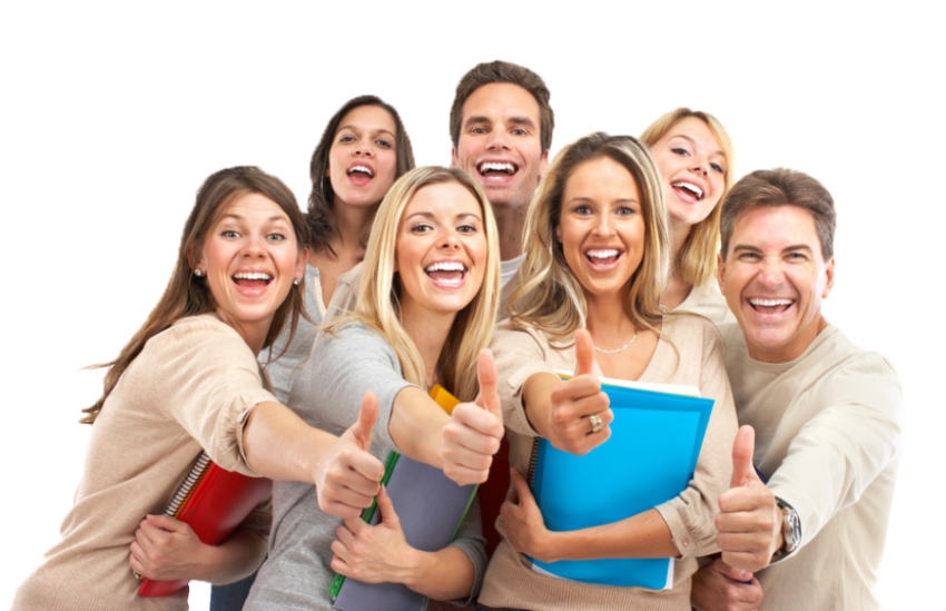 Boys and girls combined student's group free png