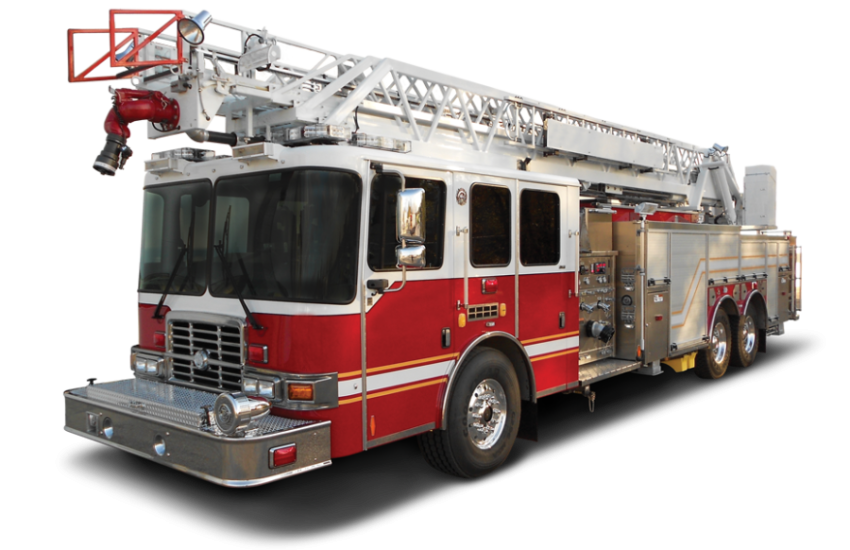 Ladder Fire Truck PNG Emergency Image Free Download