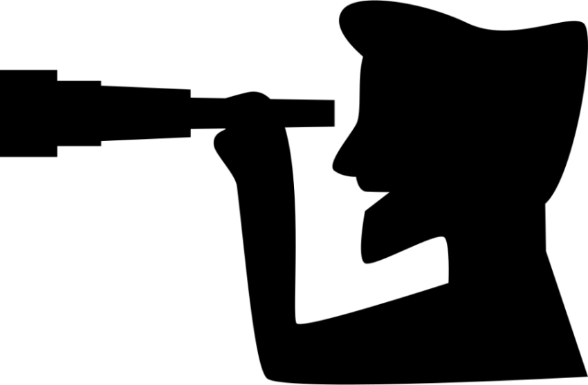 Vector Illustration Telescope PNG Icon