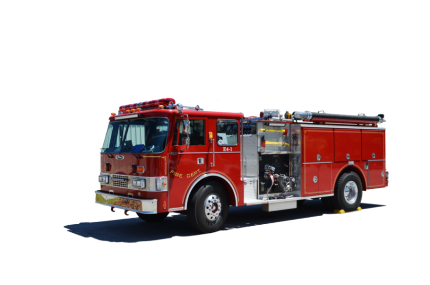 Fire Truck PNG Fire Rescue Image