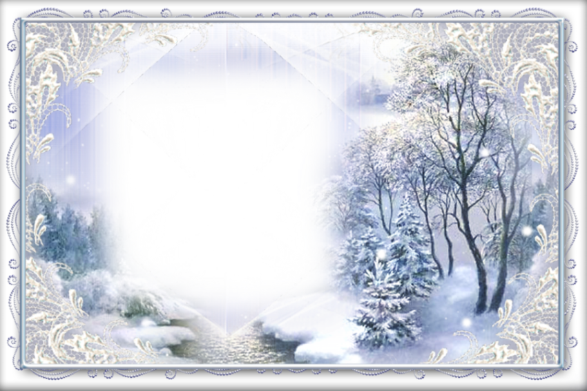 Winter PNG Photo Frame Free Download