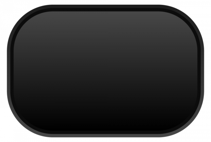 Black press button vector graphic design