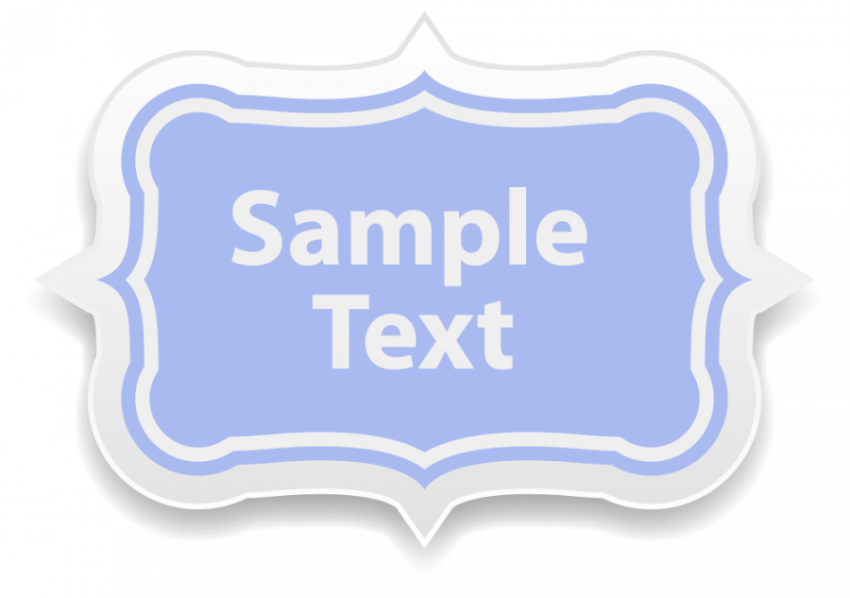 Label design vector