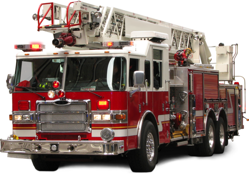 Fire Truck PNG Sticker Free Download