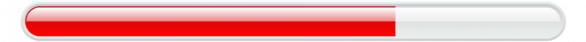 85% red web loding icon vector graphic design