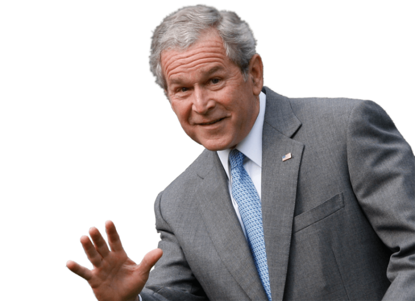 George Bush PNG  Digital artwork Free Download