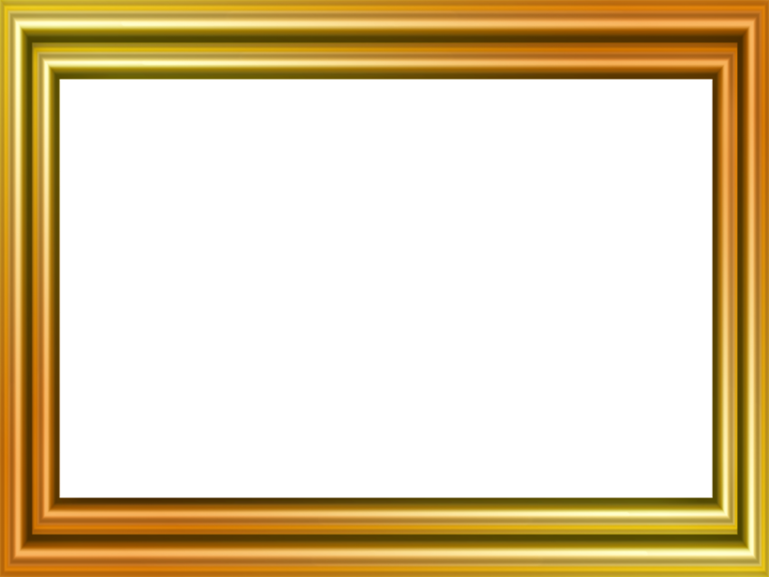 Goldsilver Photo Frame PNG Image