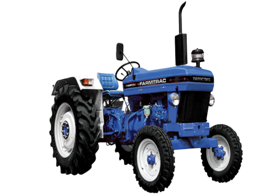 Small farm Tractor PNG On White Background