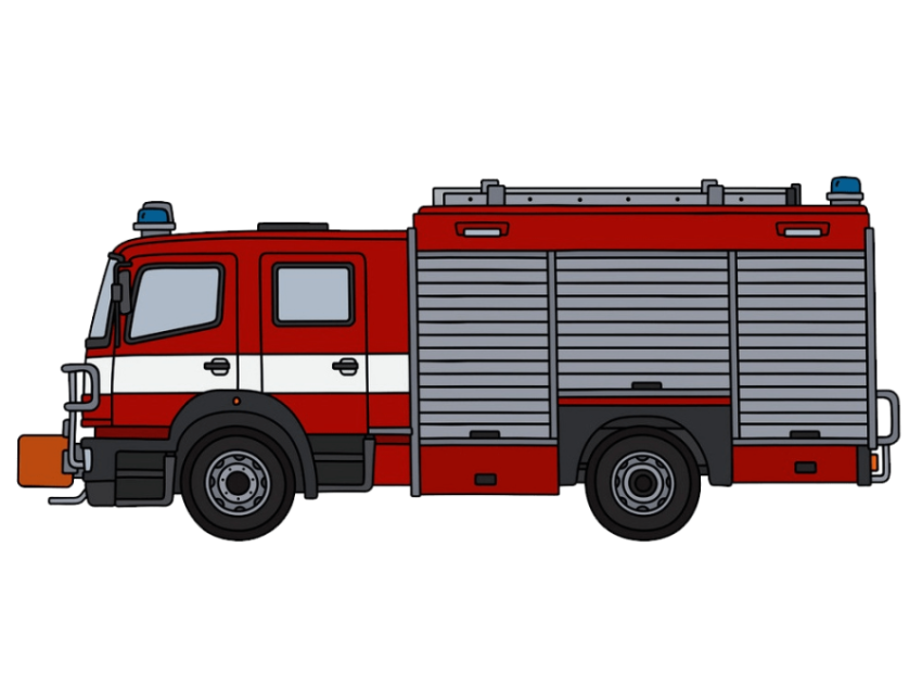 Old Fire Truck PNG image Free Download