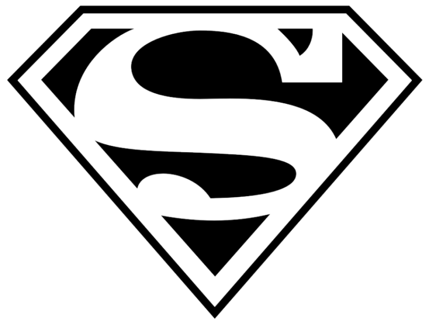 Vector Clipart PSD Superman PNG Icon & LOgo