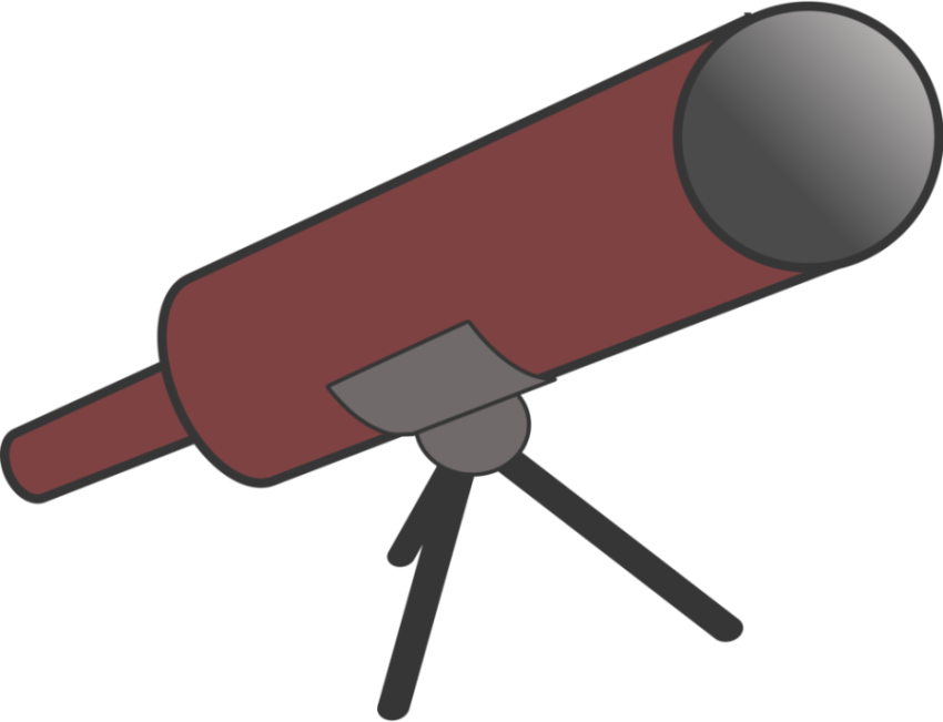 SVG Telescope PNG Image Free Download