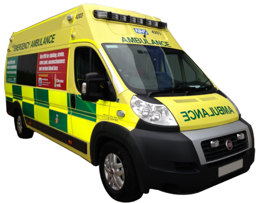 Aesthetic Ambulance PNG Image On Free Background