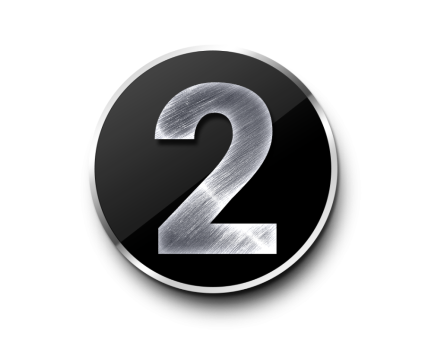 2 Number PNG Logo