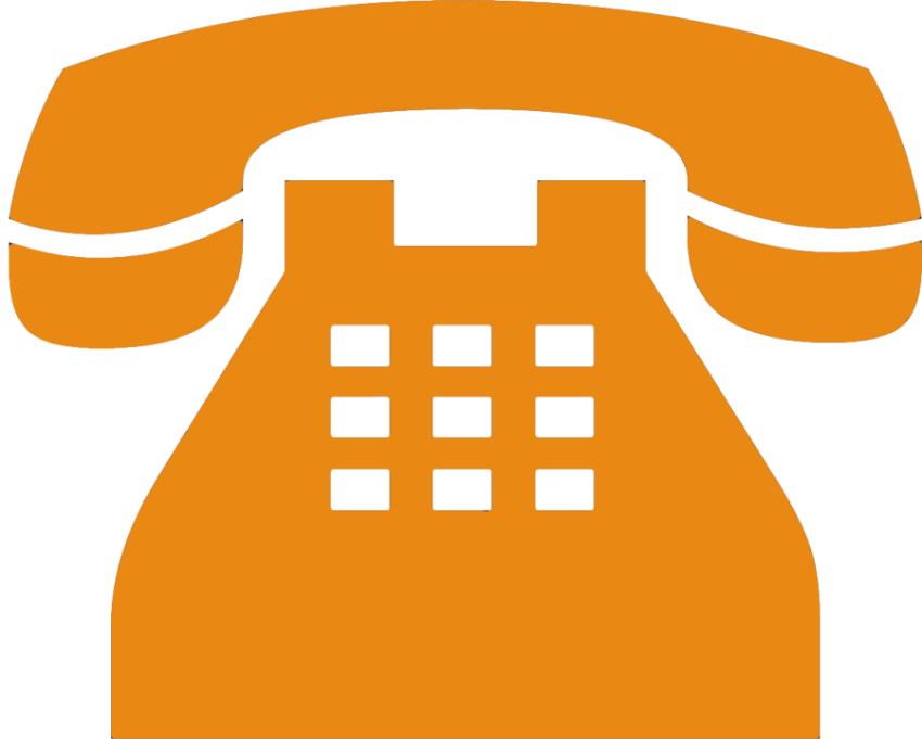Yellow Telephone PNG Template Image