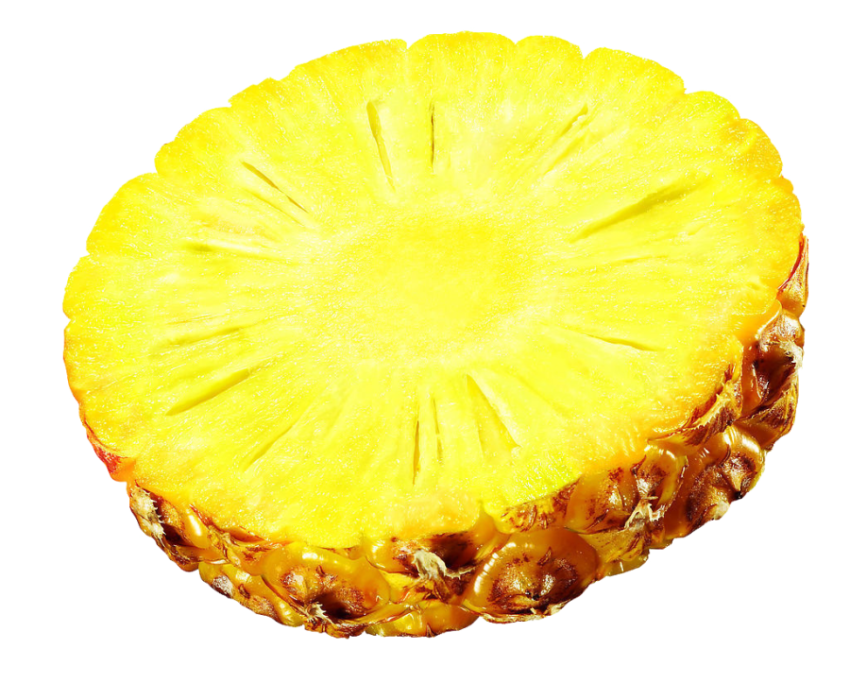Big Orange Pineapple Slice Fruit Pineapple Fundal Seamless Pineapple Background Food PNG Wallpaper Free Download