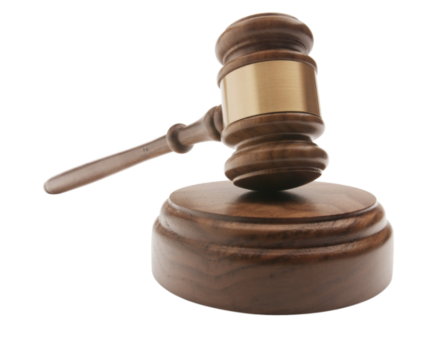 Silhouette Gavel PNG Fre Art Image