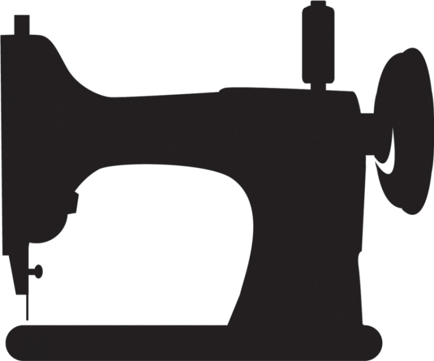 Simple Art Sewing Machine PNG Icon & Logo