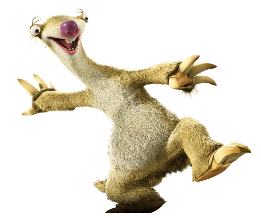 Aesthetic Sid Ice Age PNG Cartoon Free Download