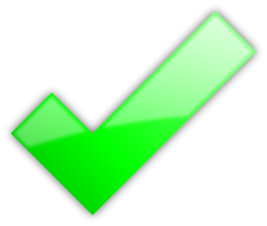 Approved PNG tick Sign & Icon Free Download