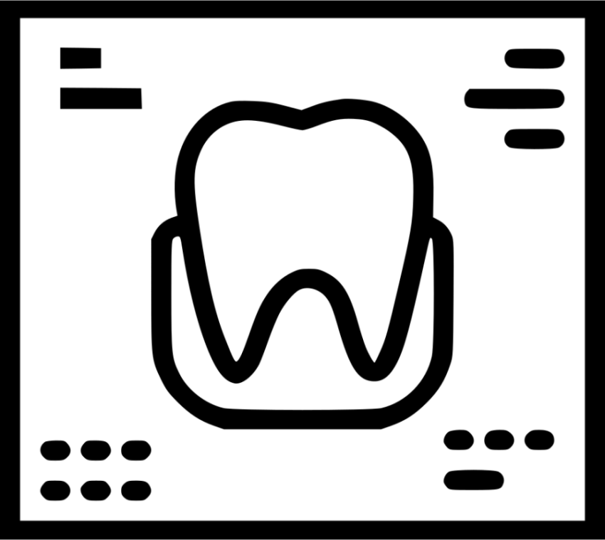 Teeth X Ray PNG Logo Free Download