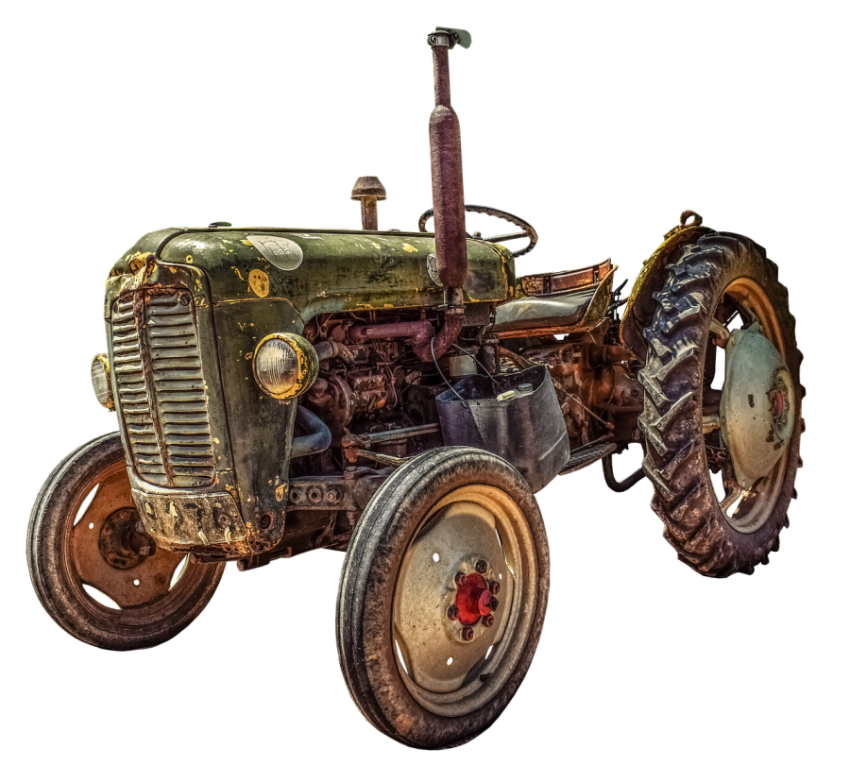 John Deere Tractor PNG Old Image Free Download