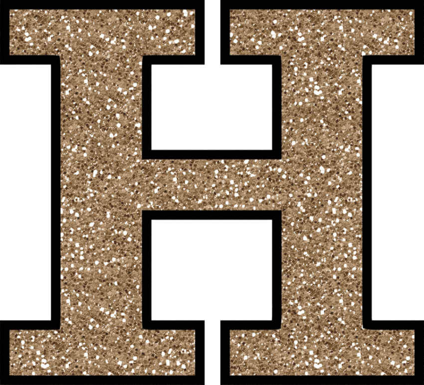Shining H Letter PNG Capital Image free for Download