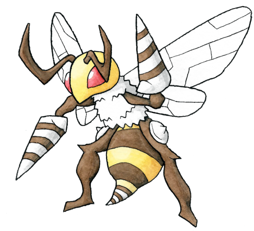 Bee Pokemon PNG Cartoon Character Free Download