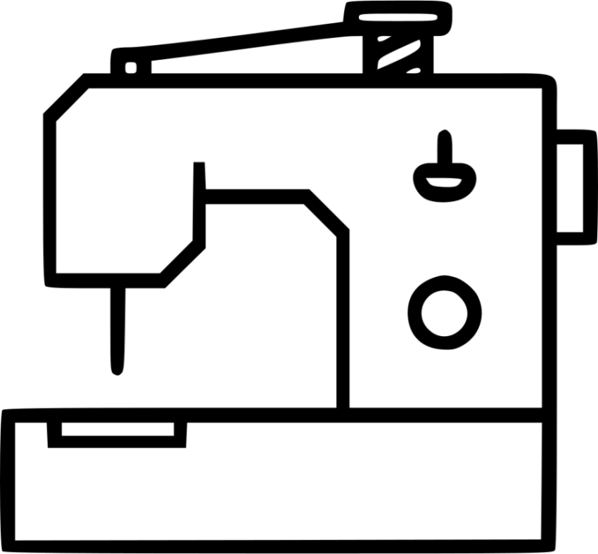 Sewing Machine PNG Icon & Outline Free Download