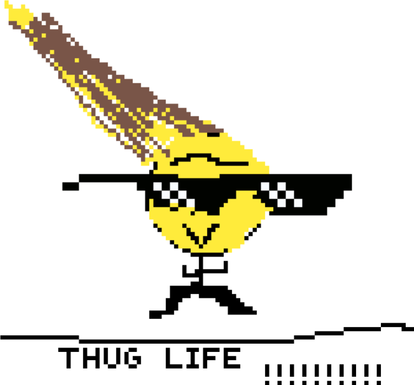 Illustration Thug Life PNG Game Image Free Download
