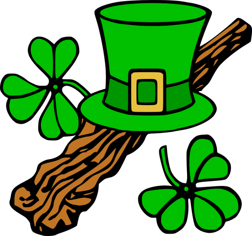 Beautiful Shamrock PNG Drawing