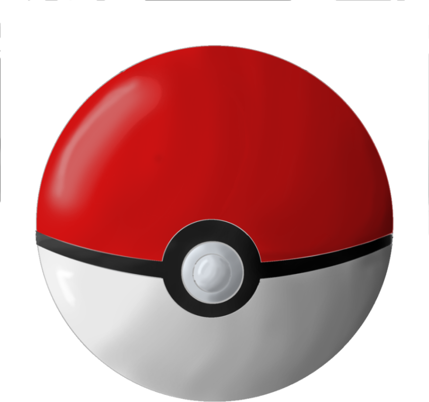 Realistic Pokeball PNG Logo Free Download