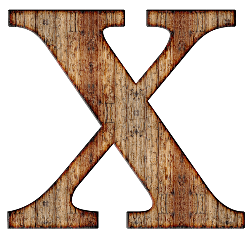 Svg X Letter PNG wool Design & Wallpaper