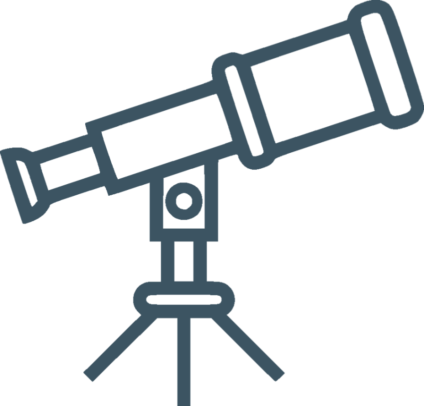 Telescope PNG Vector Line Free Drawning