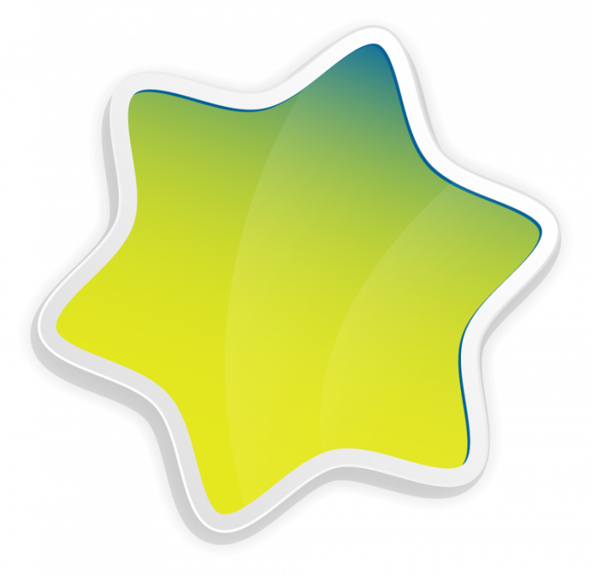 Star Label paper vector graphic design