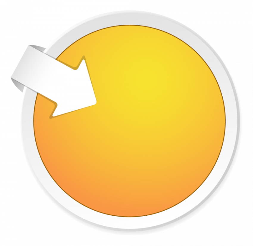 Round paper tag vector graphic design