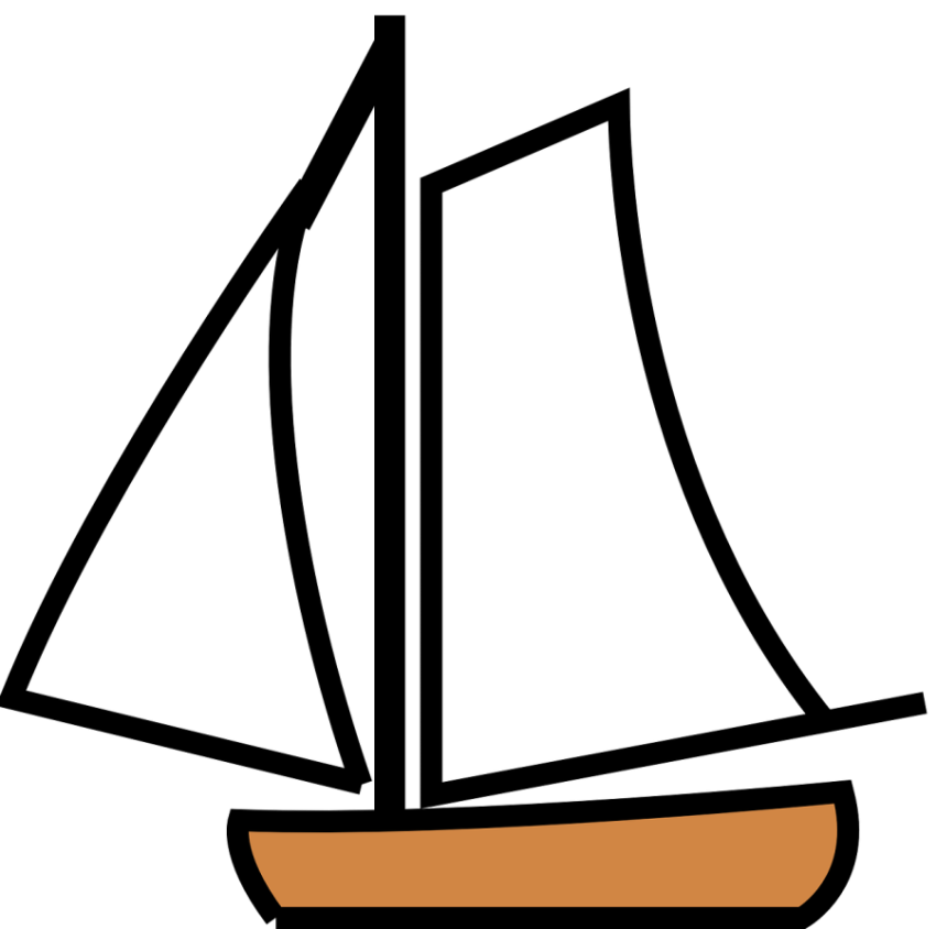 Cartoon Yacht PNG Art Free Download