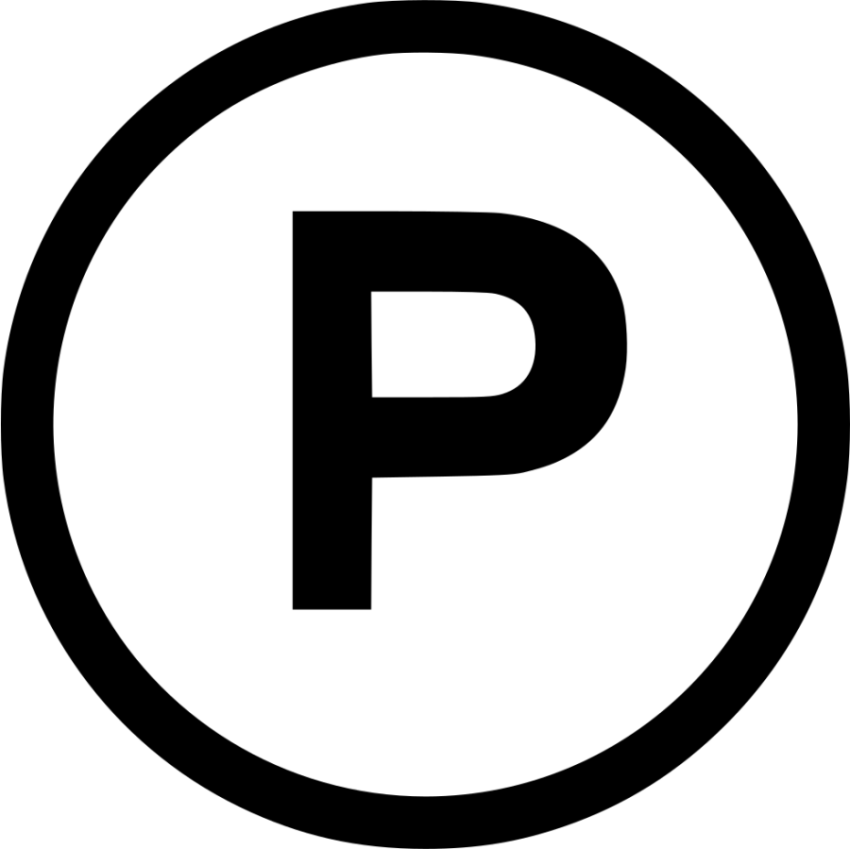 Circle Parking PNG Icon Free Download