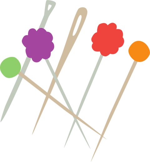 Transparent Sewing Needle PNG Image on White Background