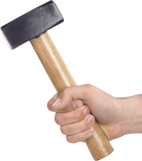 Sickle and Hammer PNG Image with No Background