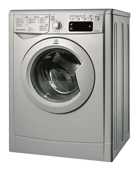 Steel Washing Machine PNG Image Free Download